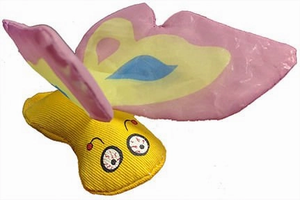 Yeowww! Crinkle Catnip Butterfly Cat Toy