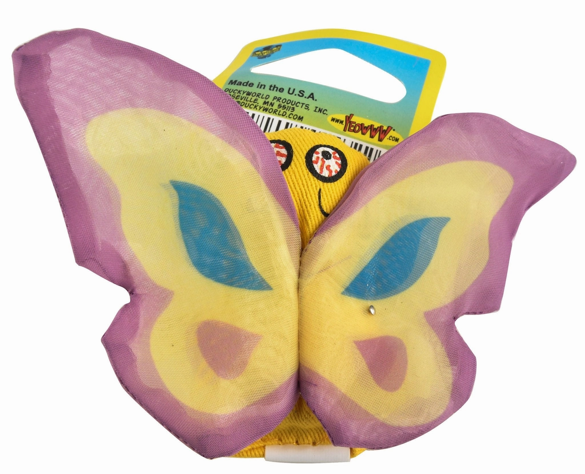 Yeowww! Crinkle Catnip Butterfly Cat Toy