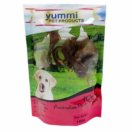Yummi Pig Ear Strips Dog Treat