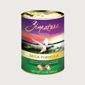 ZIGNATURE Duck Formula Wet Food for Dogs