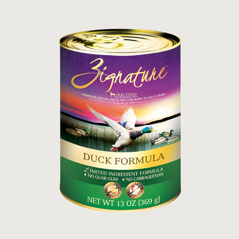 ZIGNATURE Duck Formula Wet Food for Dogs