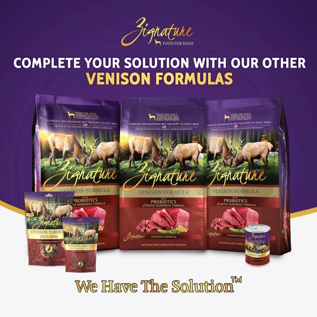 Zignature Limited Ingredient Venison Formula Dry Dog Food