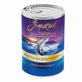 Zignature Trout & Salmon Formula For Dog Canned Food, 13oz