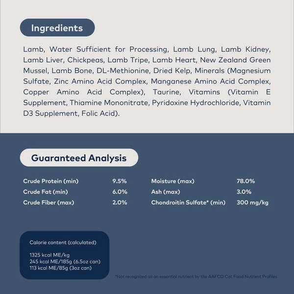 ZIWI Peak Grain Free Lamb Recipe Canned Cat Food