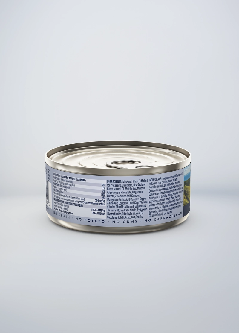 ZIWI Peak Grain Free Mackerel Recipe Canned Cat Food