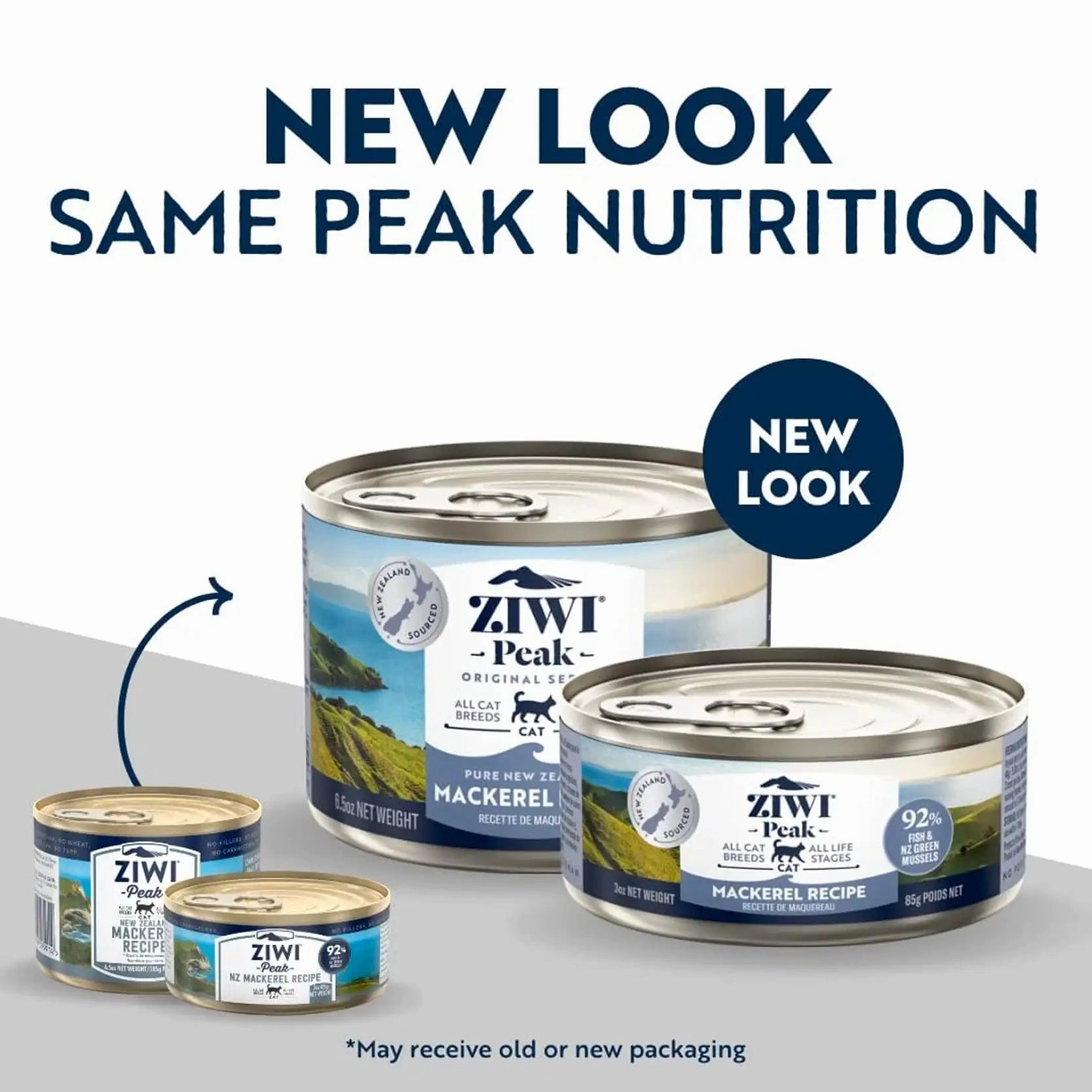 ZiwiPeak Moist Cat Food - Mackerel Recipe
