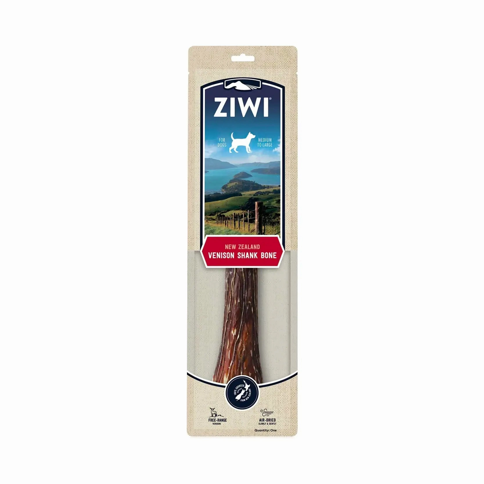 ZiwiPeak Oral Healthcare Chews Venison Shank Bone