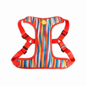 Zoomiez Adjustable Tango Printed Step in Mesh Harness for Dogs