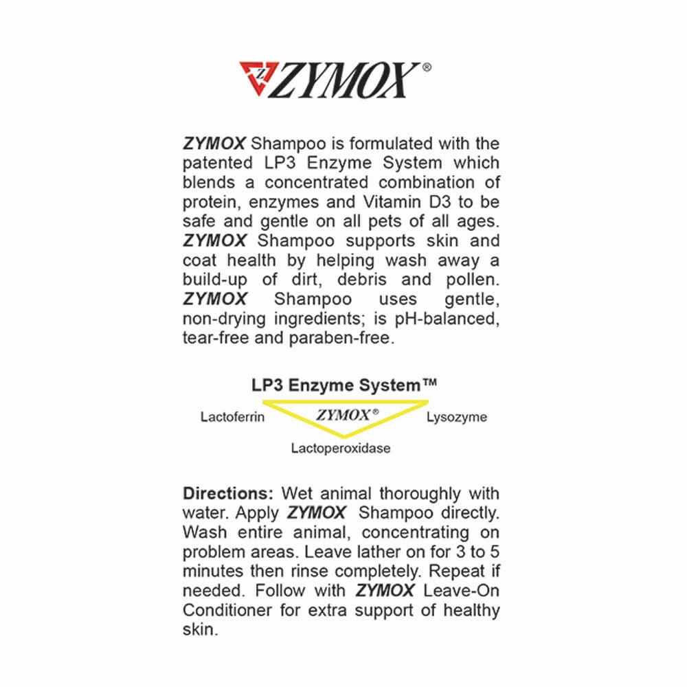 Zymox Enzymatic Shampoo for Pets