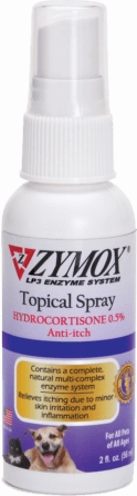 Zymox Topical Spray With 0.5% Hydrocortisone for Dogs